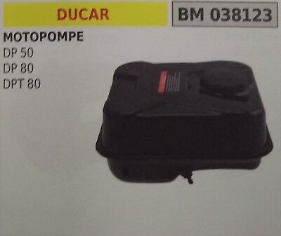 SERBATOIO MOTOPOMPA moto pompa irroratrice MOTORE DUCAR DP50 DP80 DPT80