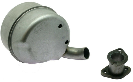 MARMITTA SCARICO SILENZIATORE CON COLLETTORE MOTORE BRIGGS & STRATTON 11 19 HP