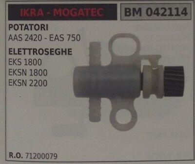 71200079 POMPA OLIO MOTOSEGA ELETTRICA elettrosega IKRA MOGATEC EKS EKSN 1800