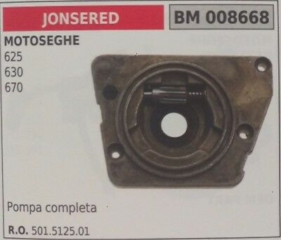 501512501 KIT POMPA OLIO COMPLETA MOTOSEGA JONSERED 625 630 670