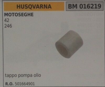 501664901 TAPPO POMPA OLIO RICAMBIO MOTOSEGA HUSQVARNA 42 246