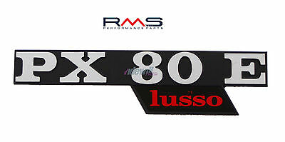 TARGHETTA PX 80 E ELESTART LUSSO COFANO LATERALE PIAGGIO VESPA 142721170 199365