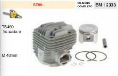 CILINDRO E PISTONE MOTOSEGA STIHL TS460 TRONCATORE TS 460 Ø 48 mm