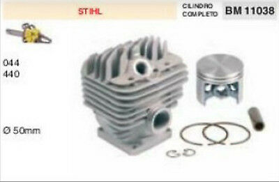 CILINDRO E PISTONE COMPLETO MOTOSEGA STIHL 044 440 Ø 50 mm