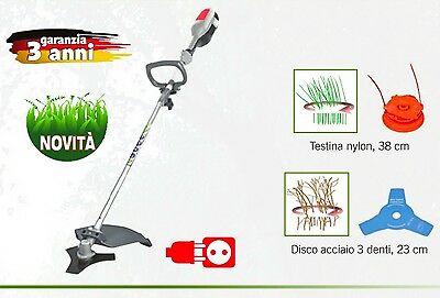 DECESPUGLIATORE ELETTRICO PROFESSIONALE 1000 WATT + TESTINA + DISCO ACCIAIO