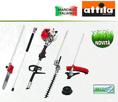 DECESPUGLIATORE a scoppio MULTIFUNZIONE + TAGLIASIEPI + POTATORE *5 IN UNO*