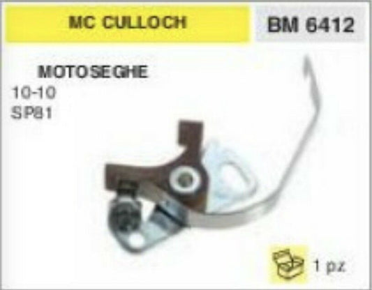 CONTATTI PUNTINE MOTOSEGA McCULLOCH 10-10 SP81