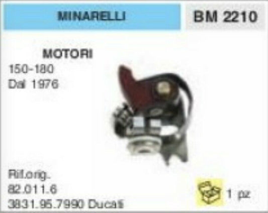 82.011.6 CONTATTI PUNTINE MOTORE MINARELLI 150 180 DUCATI 3831.95.7990