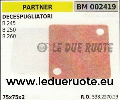 538227023 FILTRO ARIA DECESPUGLIATORE PARTNER B 245 250 260 75x75x2