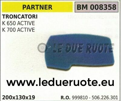 999810 506225301 FILTRO ARIA TRONCATORE TRONCATRICE PARTNER K 650 700 ACTIVE