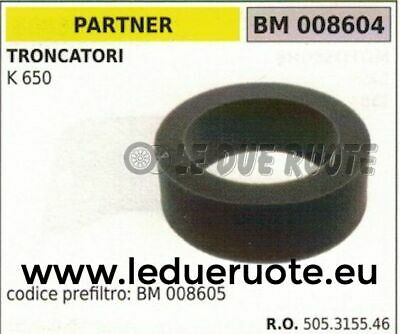 505315546 SPUGNA FILTRO ARIA TRONCATORE TRONCATRICE PARTNER K 650