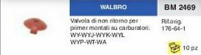 VALVOLA DI NON RITORNO PER PRIMER CARBURATORE WALBRO WY WYJ WYK WYL WYP WT WA