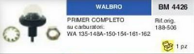 188-506 PRIMER COMPLETO POMPETTA POMPA MISCELA CARBURATORE WALBRO WA