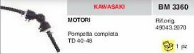 49043.2070 POMPETTA POMPA COMPLETA MISCELA MOTORE KAWASAKI TD40 TD48 primer