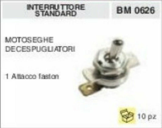 INTERRUTTORE SPEGNIMENTO MOTOSEGA UNIVERSALE OFF stihl jonsered husqvarna alpina