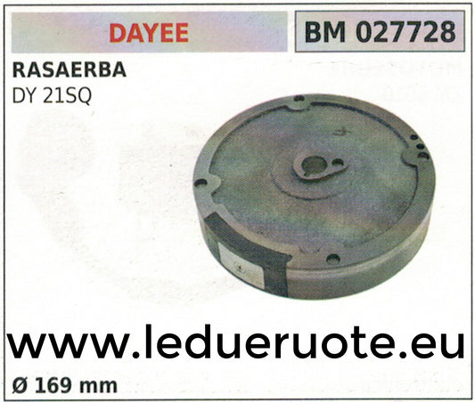 VOLANO MAGNETICO VENTOLA MAGNETE RASAERBA TOSAERBA DAYEE DY 21SQ Ø169