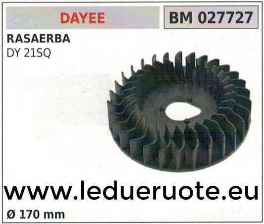 VOLANO MAGNETICO VENTOLA ventolina RASAERBA TOSAERBA DAYEE DY 21SQ Ø170