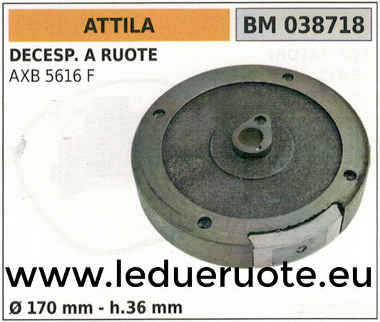 VOLANO MAGNETICO magnete ventola DECESPUGLIATORE A RUOTE ATTILA AXB 5616 F Ø170