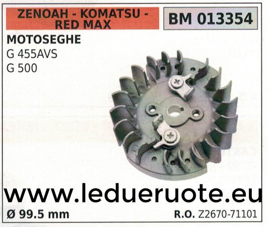 Z267071101 VOLANO MAGNETICO magnete ventola MOTOSEGA ZENOAH KOMATSU G 455AVS 500