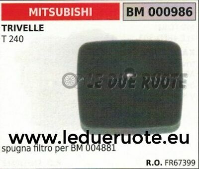 FR67399 SPUGNA FILTRO ARIA MOTOTRIVELLA trivella MOTORE MITSUBISHI T240