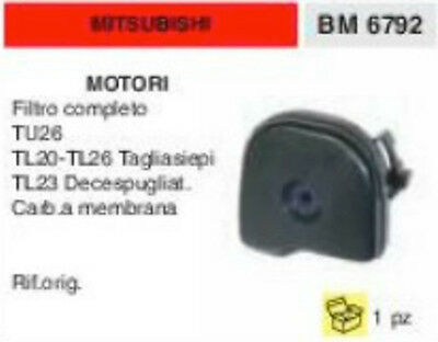 FILTRO ARIA COMPLETO MITSUBISHI TU26 decespugliatore TL23 TAGLIASIEPI TL 20 26