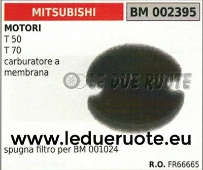 FR66665 SPUGNA FILTRO ARIA MOTORE MITSUBISHI T50 T70 carburatore a membrana