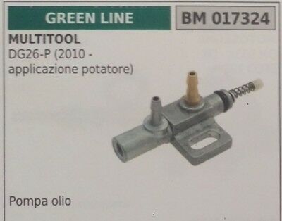 KIT POMPA OLIO COMPLETA POTATORE MULTITOOL GREEN LINE DG26-P 2010