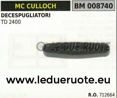 712664 SPUGNA elemento filtrante FILTRO ARIA DECESPUGLIATORE McCULLOCH TD 2400