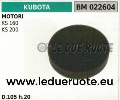 SPUGNA FILTRO ARIA MOTORE KUBOTA KS 160 200 105x20
