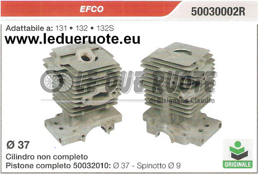 50030002R SOLO CILINDRO NON COMPLETO  EFCO 131 132 MOTOSEGA ORIGINALE