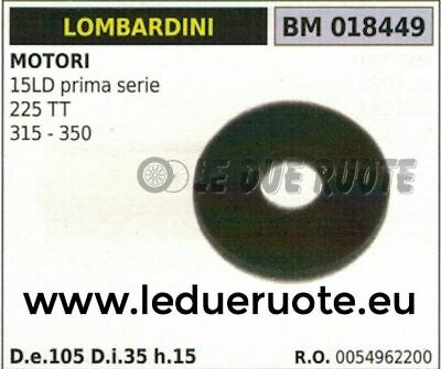 0054963330 SPUGNA FILTRO ARIA MOTORE LOMBARDINI 15LD 315 350VT 400 440 120x35