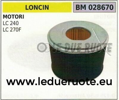 FILTRO ARIA spugna prefiltro cassa MOTORE LONCIN LC 240 270F