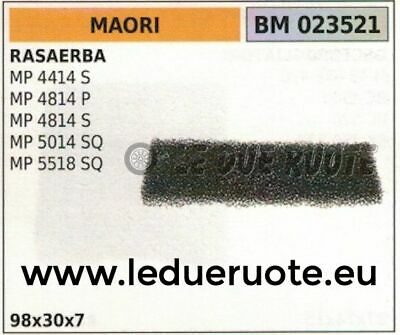 FILTRO ARIA RASAERBA TOSAERBA MAORI MP 4414S 4814P 4814S 5014 5518 SQ 98x30x7