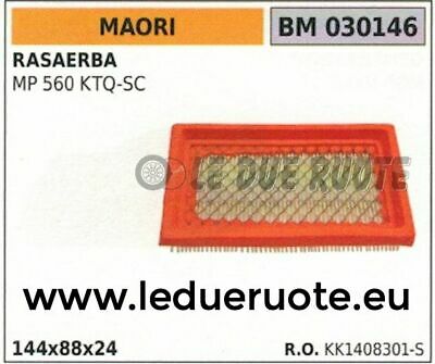 KK1408301S FILTRO ARIA RASAERBA TOSAERBA MAORI MP 560 KTQ-SC 144x88x24