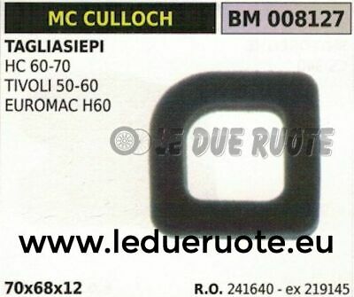 241640 219145 FILTRO ARIA TAGLIASIEPI TOSASIEPE McCULLOCH EUROMAC H60 70x68x12