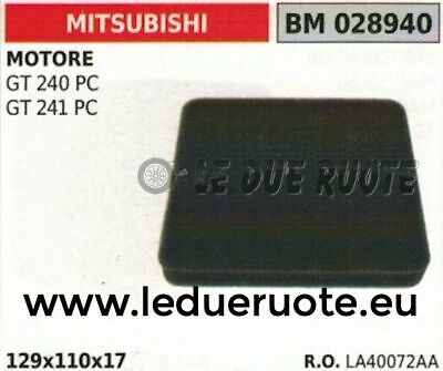 LA400072AA SPUGNA FILTRO ARIA MOTORE MITSUBISHI GT 240 241 PC 129x110x17