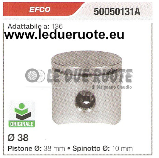 50050131A PISTONE COMPLETO EFCO 136 ORIGINALE MOTOSEGA Ø 38