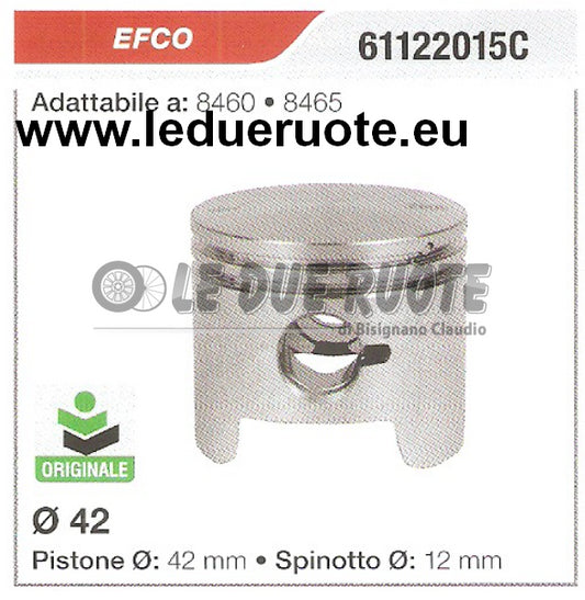 61122015C PISTONE COMPLETO EFCO 8460 8465 ORIGINALE DECESPUGLIATORE Ø 42