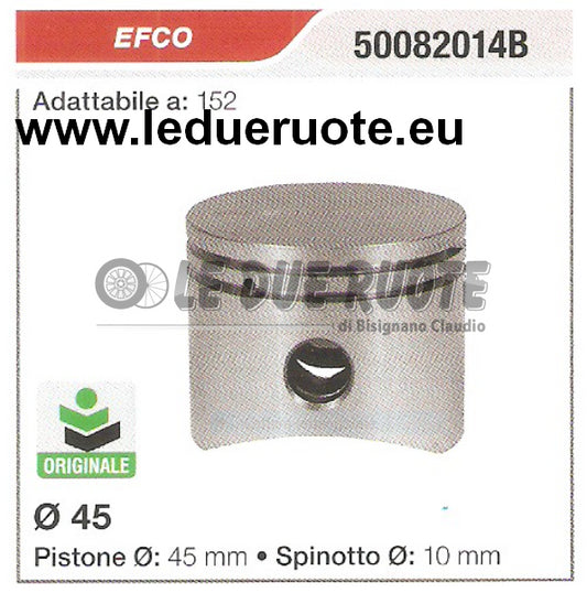 50082014B PISTONE COMPLETO EFCO 152 ORIGINALE MOTOSEGA Ø 45 SPINOTTO 10