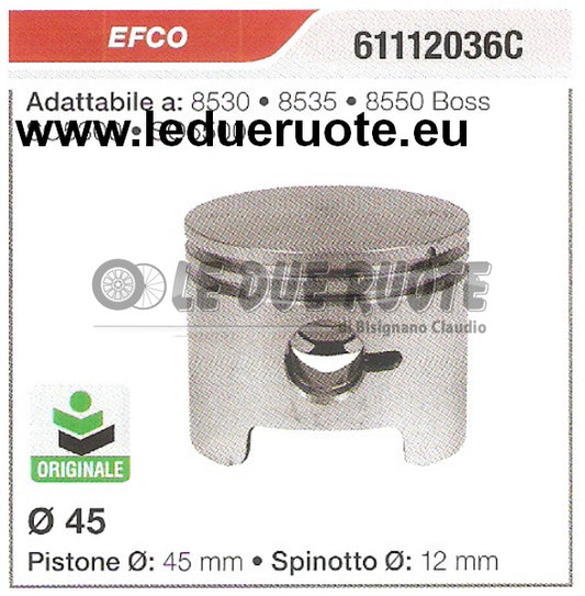 61112036C PISTONE COMPLETO EFCO 8550BOSS SO5300 ORIGINALE DECESPUGLIATORE Ø 45