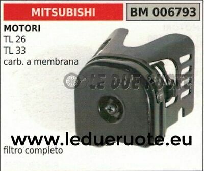 FILTRO ARIA COMPLETO supporto cassa spugna MOTORE MITSUBISHI TL 26 33