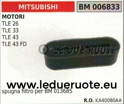 KA40080AA SPUGNA FILTRO ARIA MOTORE MITSUBISHI TLE 26 33 43 43FD