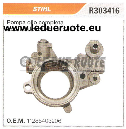 11286403206 POMPA OLIO COMPLETA MOTOSEGA STIHL MS460 046 ALTA QUALITÀ