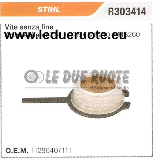 11286407111 VITE SENZA FINE POMPA OLIO MOTOSEGA STIHL 024 MS240 ALTA QUALITÀ