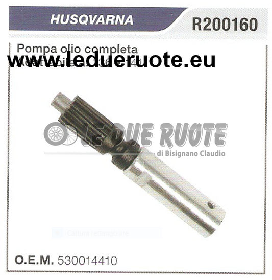 530014410 POMPA OLIO COMPLETA MOTOSEGA HUSQVARNA 136 141 ALTA QUALITÀ