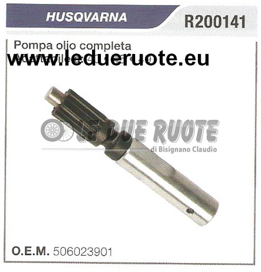 506023901 POMPA OLIO COMPLETA MOTOSEGA HUSQVARNA 40 45 49 ALTA QUALITÀ