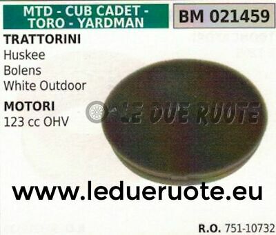 SPUGNA FILTRO ARIA TRATTORINO RASAERBA MTD CUB CADET TORO YARDMAN WHITE OUTDOOR