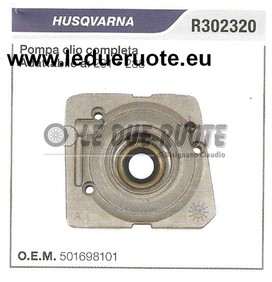 501698101 POMPA OLIO MOTOSEGA HUSQVARNA 281 288 ALTA QUALITÀ