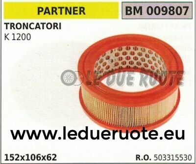 503315530 FILTRO ARIA TRONCATORE TRONCATRICE PARTNER K 1200 152x106x62