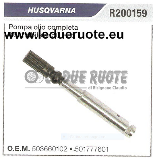 503660102 POMPA OLIO COMPLETA MOTOSEGA HUSQVARNA 50 55 ALTA QUALITÀ